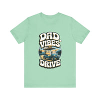 Dad Vibes and Drive - Funny Golf Dad T-Shirt