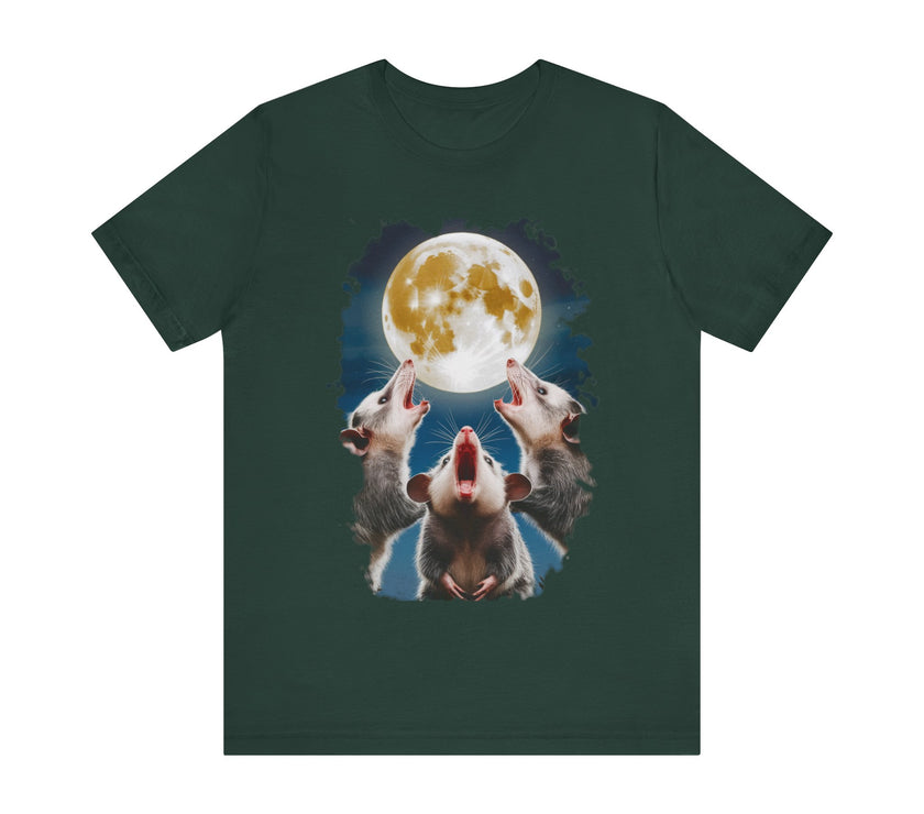 Funny Rodent Moon Howling - Quirky and Humorous