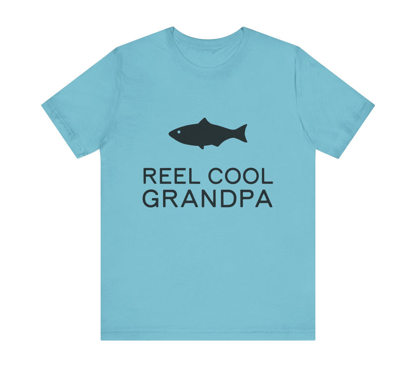 Reel Cool Grandpa - Funny Fishing T-shirt