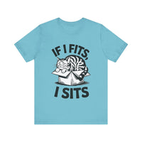 If I Fits I Sits - Funny Cat T-shirt