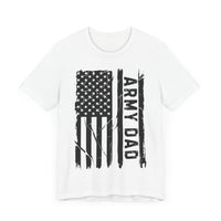 Army Dad T-Shirt - Patriotic American Flag Design