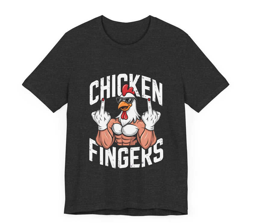 "Chicken Fingers" Hilarious Graphic T-Shirt