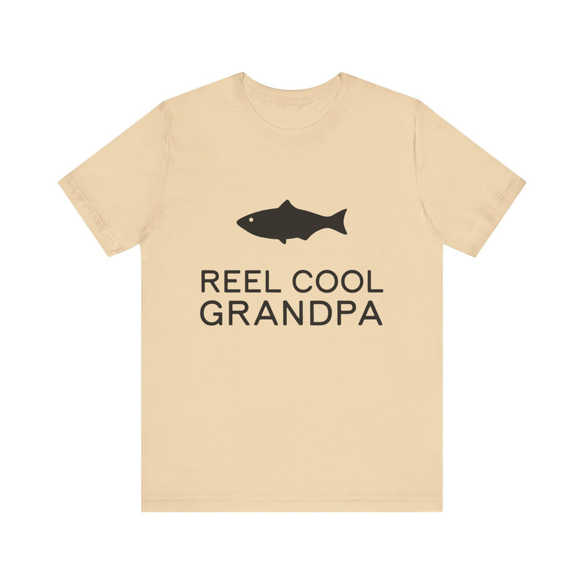 Reel Cool Grandpa - Funny Fishing T-shirt