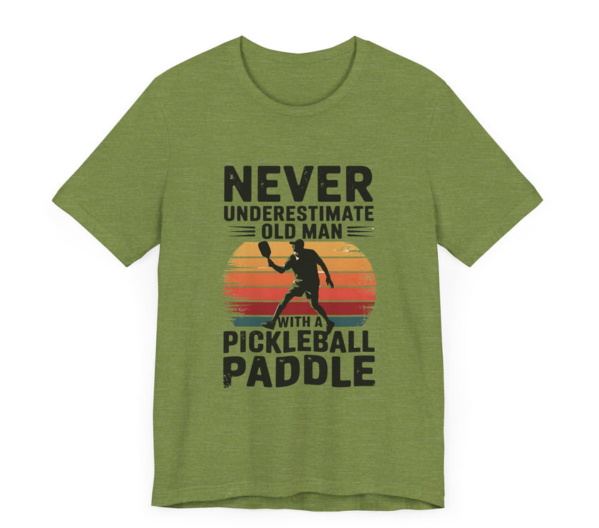 Never Underestimate Old Man with a Pickleball Paddle: Legend in Action