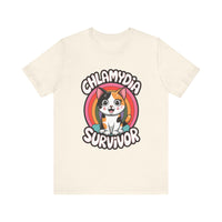 "Chlamydia Survivor" Cute Cat T-Shirt