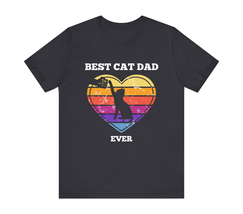 Best Cat Dad Ever - Funny Cat Lover T-Shirt