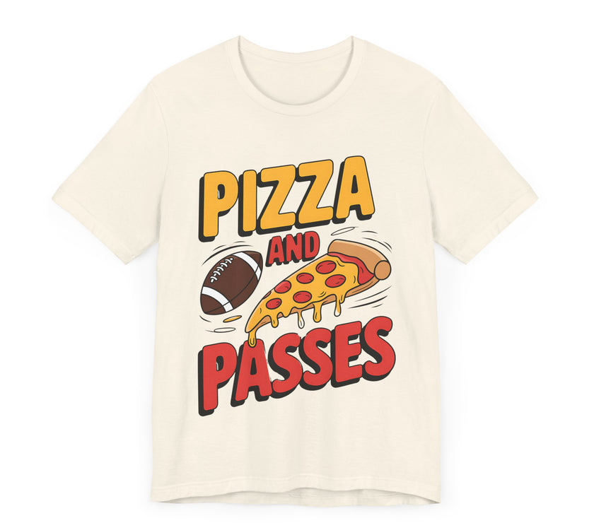 Pizza and Passes - Funny Football Rugby