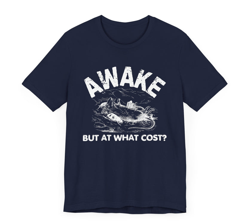 Awake but at What Cost? - Funny Rodent Sarcastic