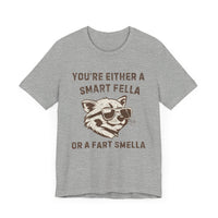 You're Either a Smart Fella or a Fart Smella - Funny Raccoon