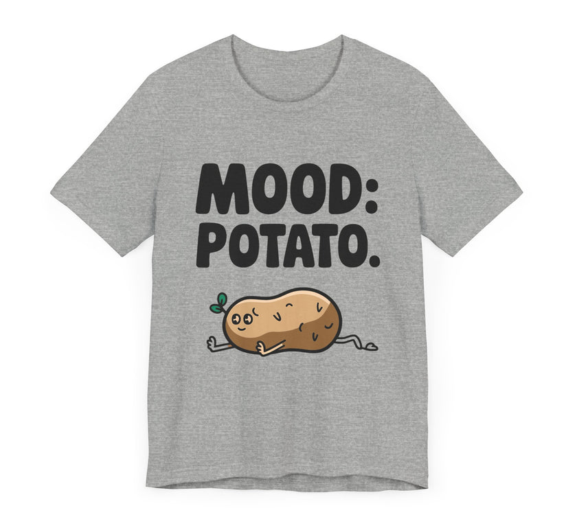 Mood Potato - Lazy Couch Potato Humor T-Shirt