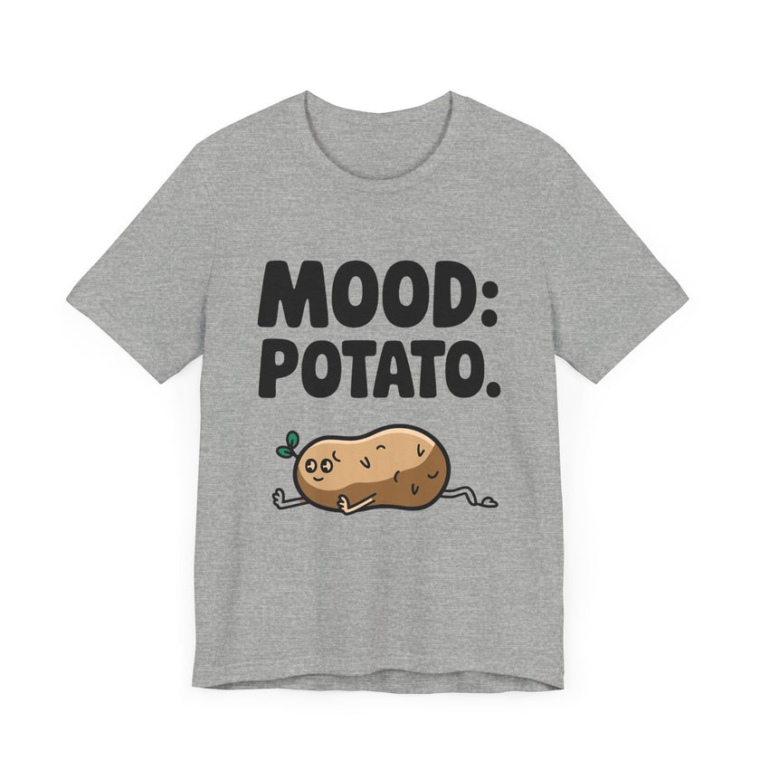 Mood Potato - Lazy Couch Potato Humor T-Shirt