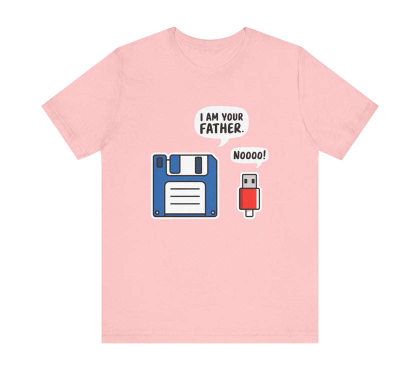 I Am Your Father. Noooo! - Funny USB and Floppy Disk Tech Humor T-Shirt