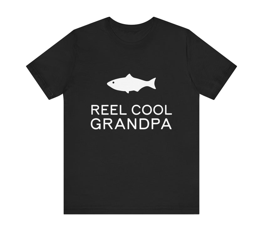 Reel Cool Grandpa - Funny Fishing T-shirt