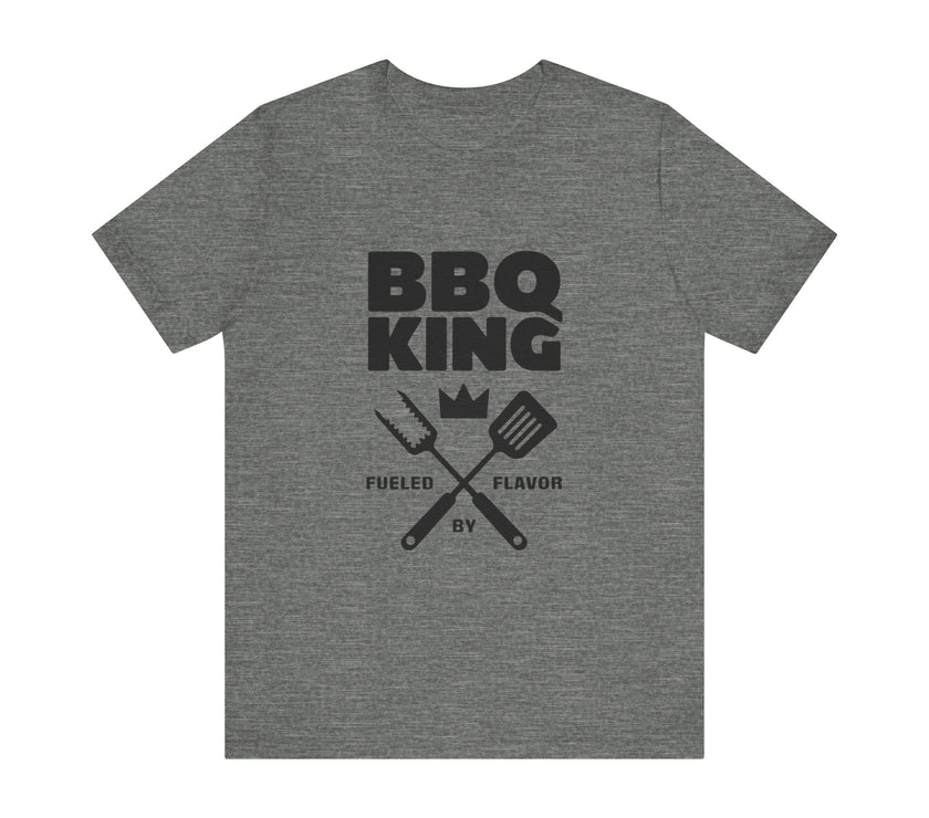 BBQ King Fueled by Flavor - Funny Grill Master T-Shirt