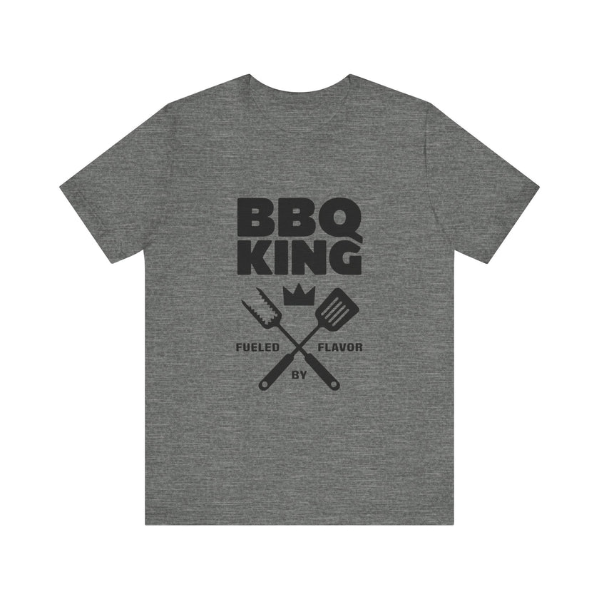 BBQ King Fueled by Flavor - Funny Grill Master T-Shirt