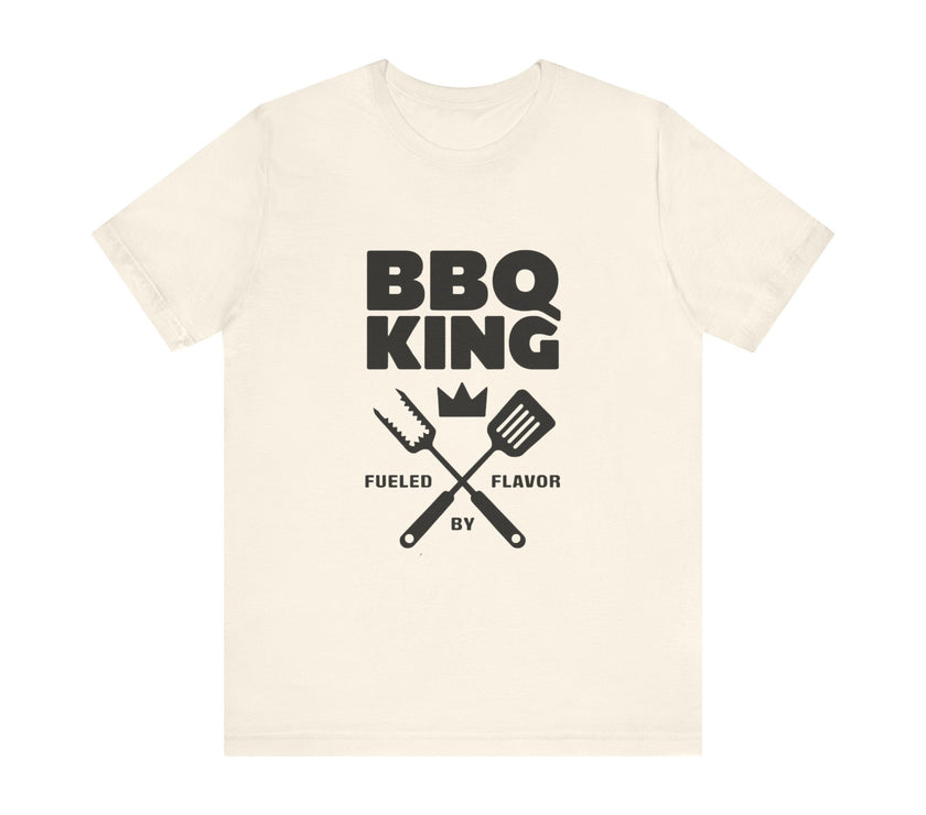 BBQ King Fueled by Flavor - Funny Grill Master T-Shirt