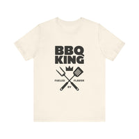 BBQ King Fueled by Flavor - Funny Grill Master T-Shirt