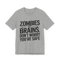 "Zombie Safety Advisory" Funny T-Shirt