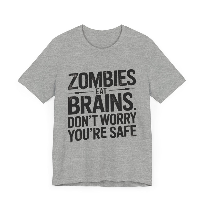 "Zombie Safety Advisory" Funny T-Shirt