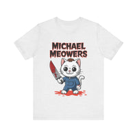 Michael Meowers - Funny Cute Cat with Knife Parody T-Shirt