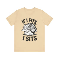 If I Fits I Sits - Funny Cat T-shirt