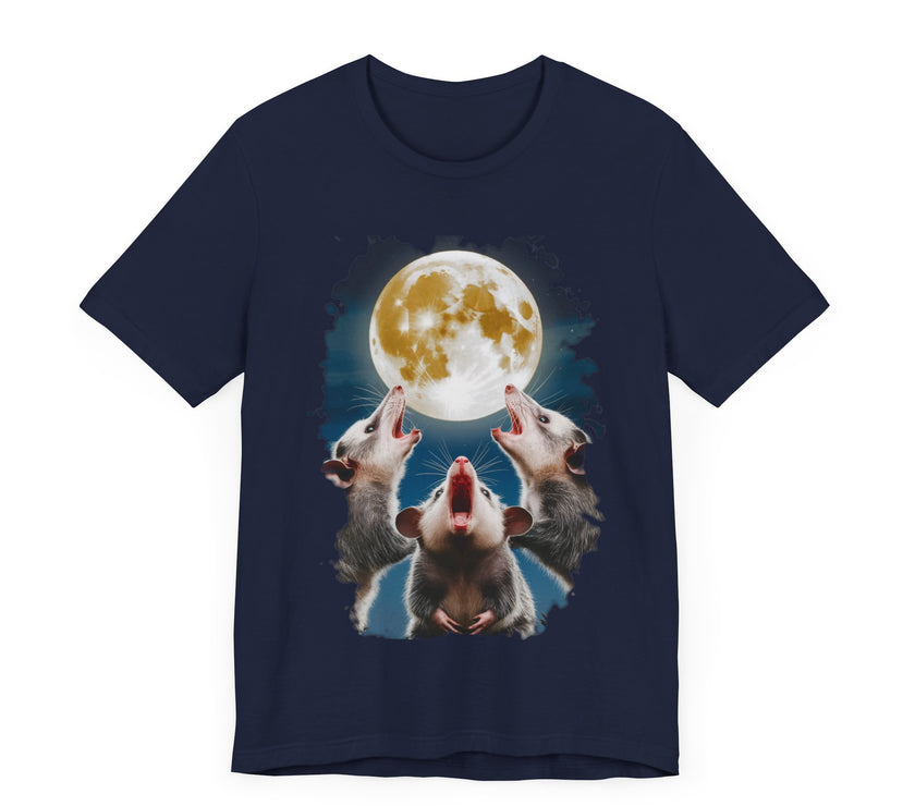 Funny Rodent Moon Howling - Quirky and Humorous