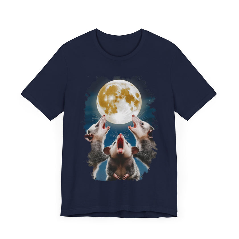 Funny Rodent Moon Howling - Quirky and Humorous