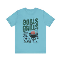 Goals and Grills Soccer Lover Dad T-Shirt