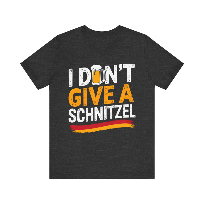 I Don't Give a Schnitzel: Beer and Humor T-Shirt