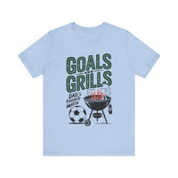 Goals and Grills Soccer Lover Dad T-Shirt