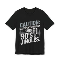 "90’s Jingles" Funny Nostalgia Music LoverT-Shirt