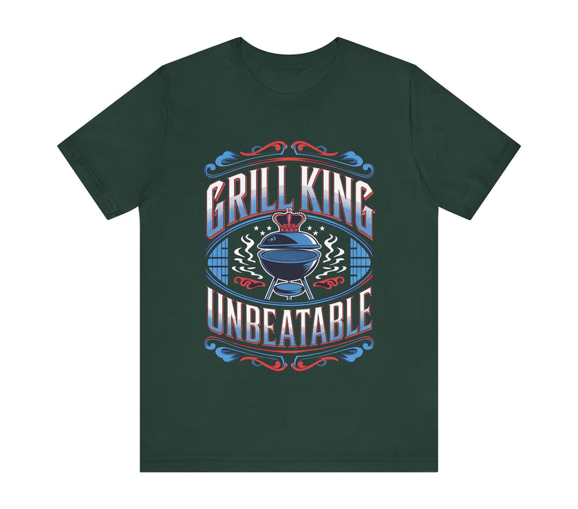 Grill King: Unbeatable - Funny BBQ T-Shirt