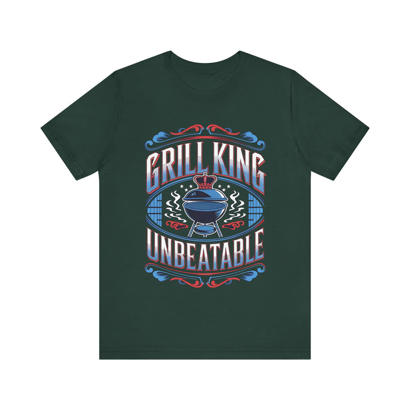 Grill King: Unbeatable - Funny BBQ T-Shirt