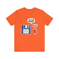 I Am Your Father. Noooo! - Funny USB and Floppy Disk Tech Humor T-Shirt