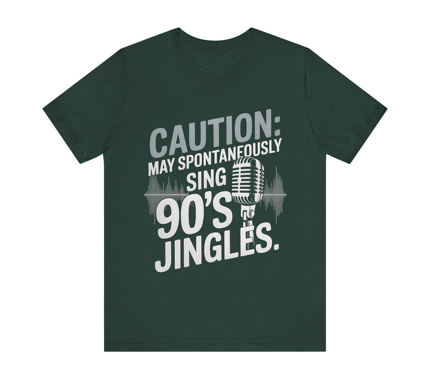 "90’s Jingles" Funny Nostalgia Music LoverT-Shirt