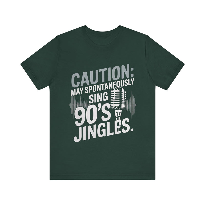 "90’s Jingles" Funny Nostalgia Music LoverT-Shirt