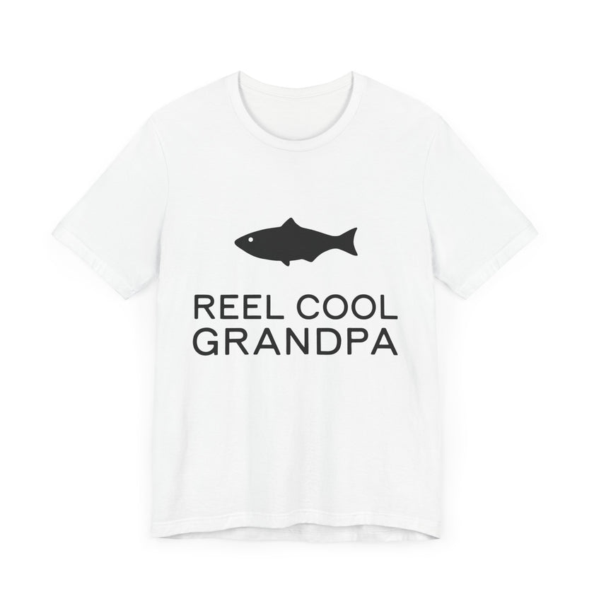 Reel Cool Grandpa - Funny Fishing T-shirt