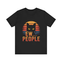 Ew People - Funny Black Cat T-shirt