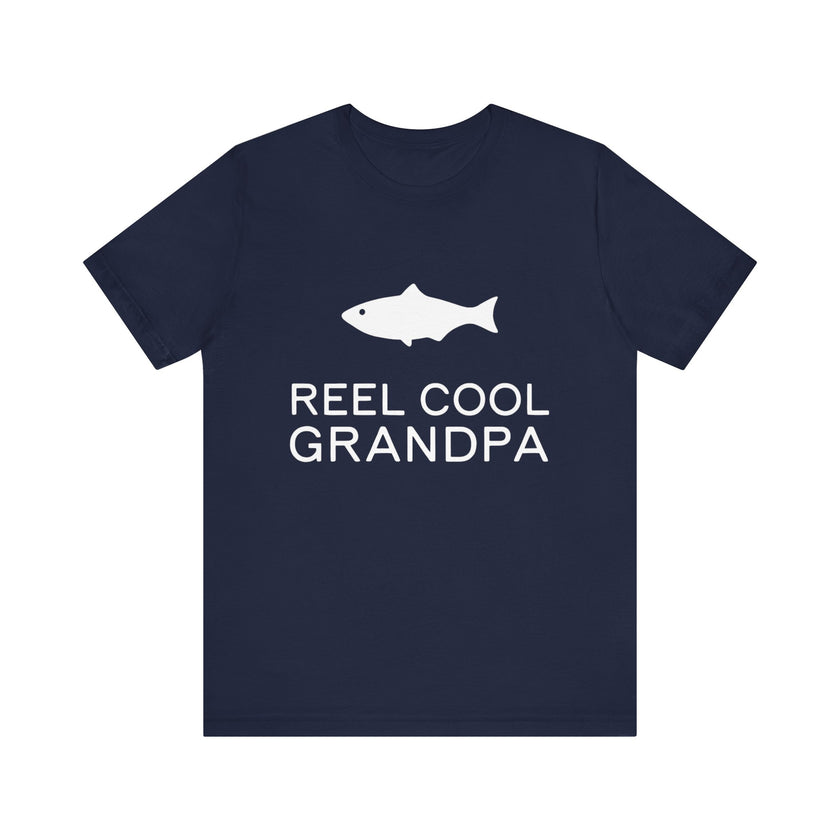 Reel Cool Grandpa - Funny Fishing T-shirt