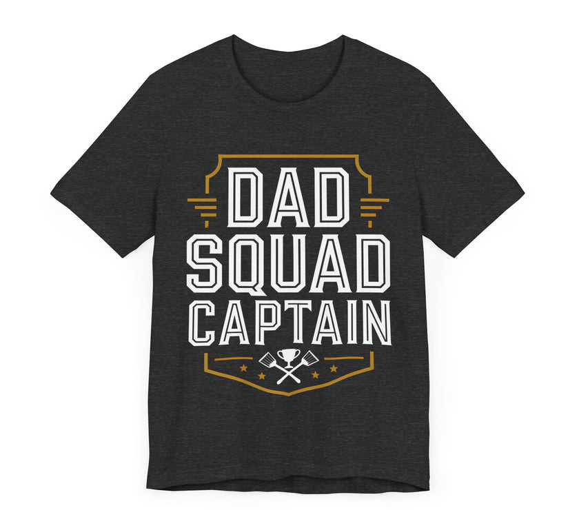 Dad Squad Captain - Grill Lover T-Shirt