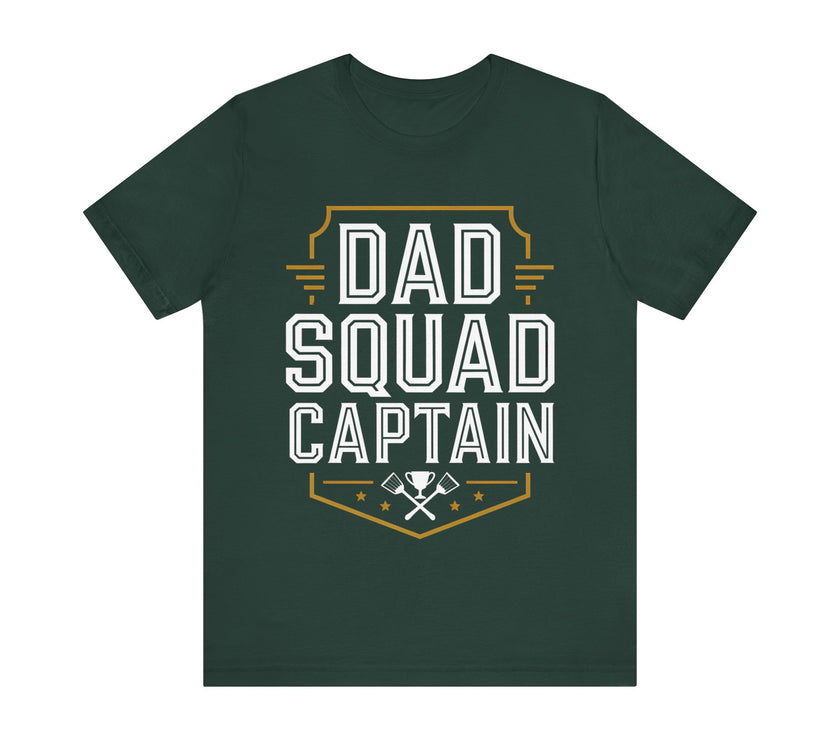 Dad Squad Captain - Grill Lover T-Shirt