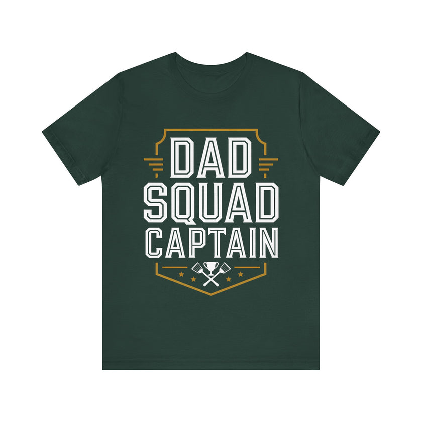 Dad Squad Captain - Grill Lover T-Shirt