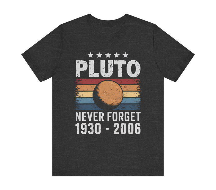 "Pluto Never Forget 1930–2006" Retro Tribute T-Shirt